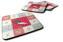 English Pouter Pigeon Love Coasters - Set of 4 Lightweight Foam, Absorbent Drink Coasters  CK5381FC