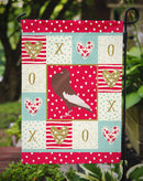 English Pouter Pigeon Love Garden Flag – Decorative Outdoor Yard Flag CK5381GF