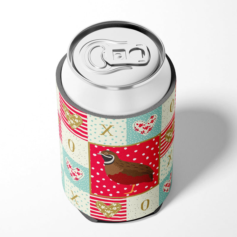 Chinese Painted or King Quail Love Can or Bottle Hugger CK5383CC