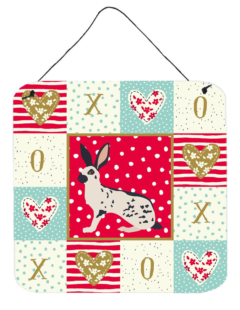 English Spot Rabbit Love Wall or Door Hanging Prints CK5388DS66