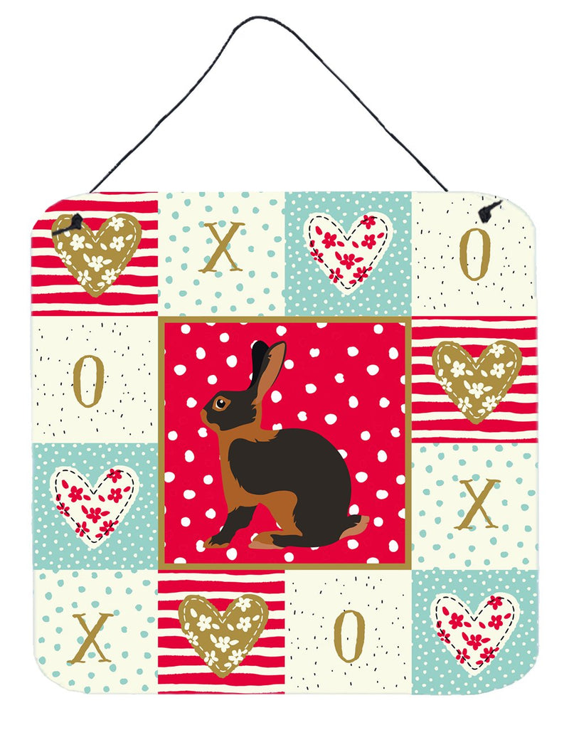 Tan Rabbit Love Wall or Door Hanging Prints CK5390DS66