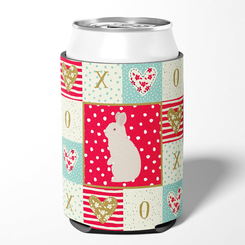 New Zealand White Rabbit Love Can or Bottle Hugger CK5392CC