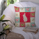 New Zealand White Rabbit Love Throw Pillow - 14x14 Decorative Pillow – Art for Your Home & Patio CK5392PW1414