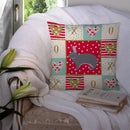 Giant Chinchilla Rabbit Love Throw Pillow - 14x14 Decorative Pillow – Art for Your Home & Patio CK5393PW1414