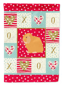 Holland Lop Rabbit Love Garden Flag – Decorative Outdoor Yard Flag CK5395GF