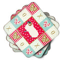 Scottish Blackface Sheep Love Coasters - Set of 4 Lightweight Foam, Absorbent Drink Coasters  CK5400FC