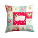 Scottish Blackface Sheep Love Throw Pillow - 14x14 Decorative Pillow – Art for Your Home & Patio CK5400PW1414