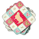 English Leicester Longwool Sheep Love Coasters - Set of 4 Lightweight Foam, Absorbent Drink Coasters  CK5401FC