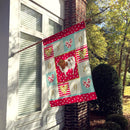 Jacob Sheep Love Flag Canvas House Size CK5402CHF