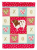Jacob Sheep Love Flag Canvas House Size CK5402CHF