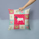 Dorper Sheep Love Throw Pillow - 14x14 Decorative Pillow – Art for Your Home & Patio CK5405PW1414