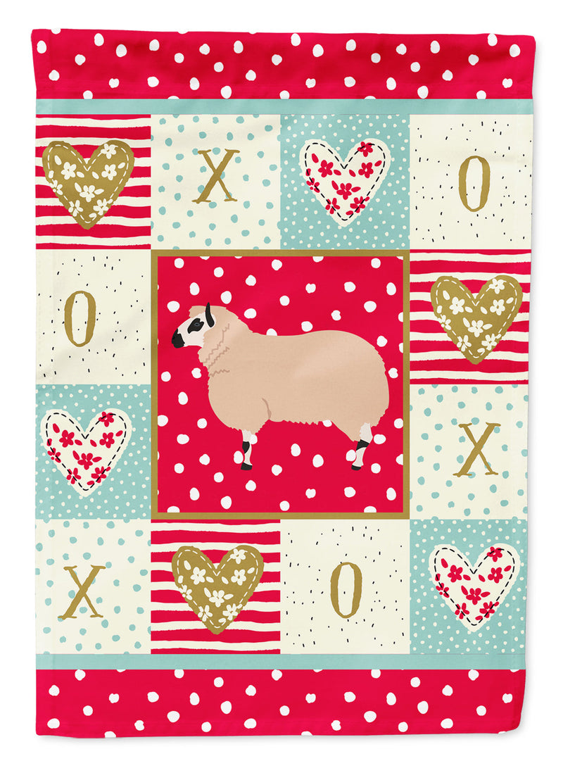 Kerry Hill Sheep Love Garden Flag – Decorative Outdoor Yard Flag CK5406GF