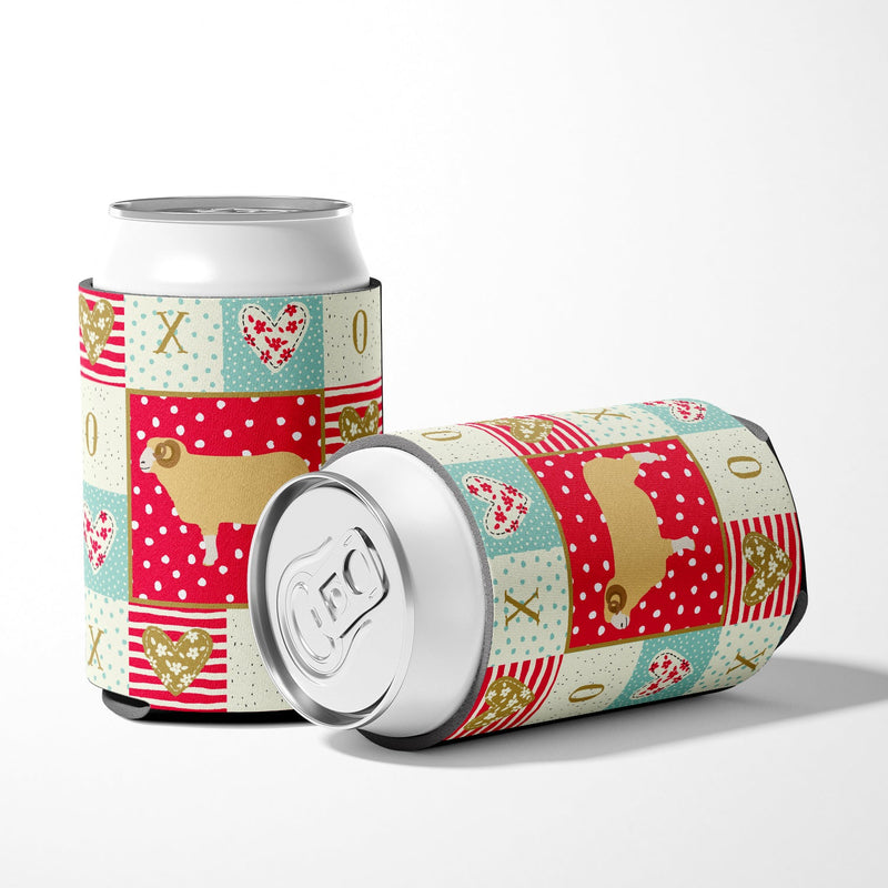 Horned Dorset Sheep Love Can or Bottle Hugger CK5407CC