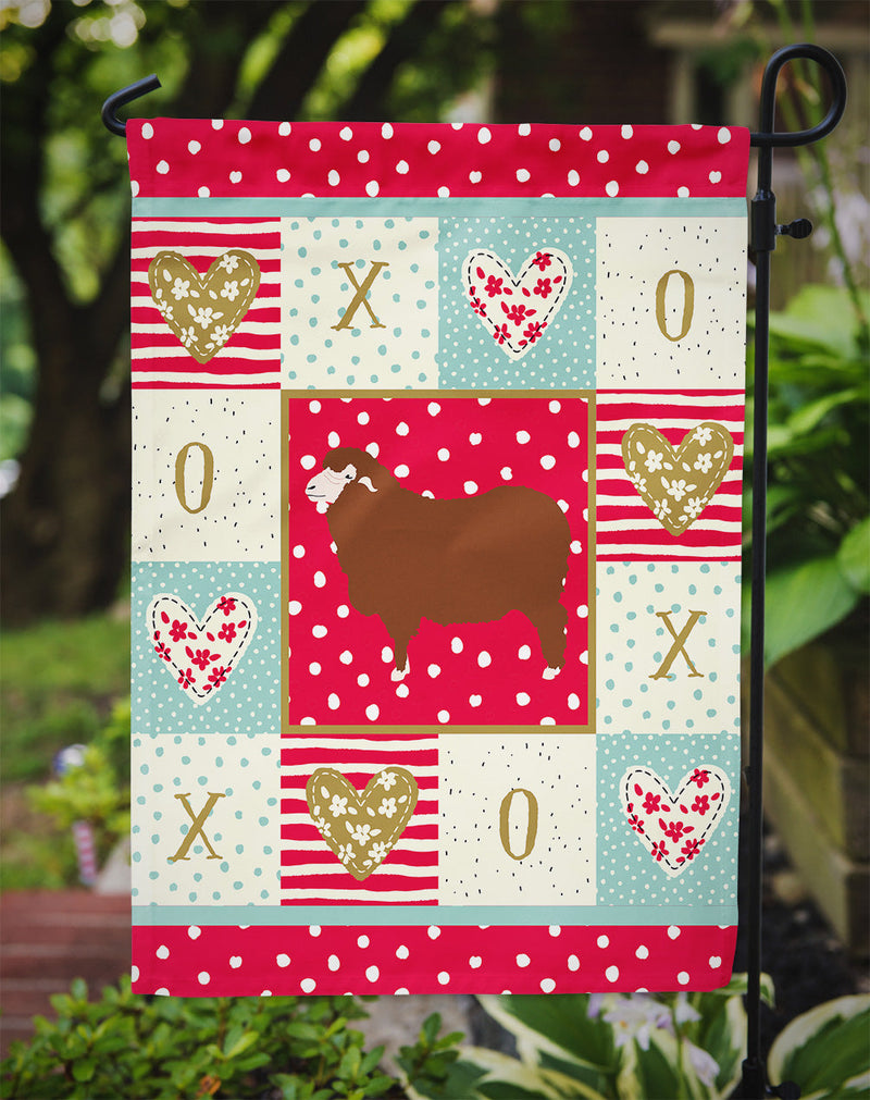 Merino Sheep Love Garden Flag – Decorative Outdoor Yard Flag CK5408GF