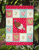 Bourbon Red Turkey Hen Love Garden Flag – Decorative Outdoor Yard Flag CK5409GF