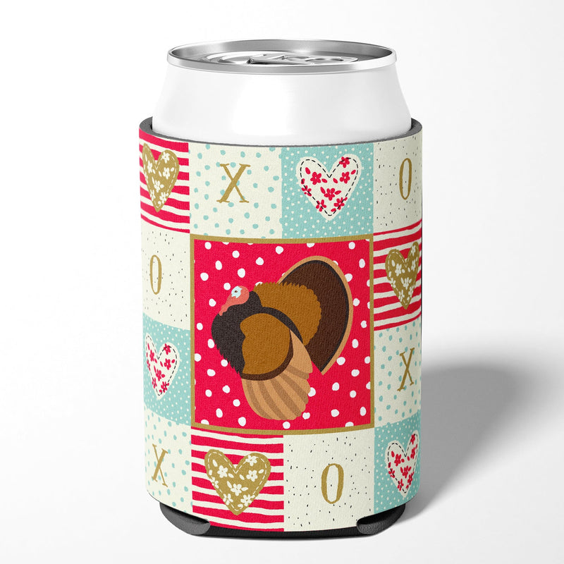 Bronze Turkey Love Can or Bottle Hugger CK5413CC