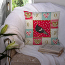 Marragansett Turkey Love Throw Pillow - 14x14 Decorative Pillow – Art for Your Home & Patio CK5414PW1414