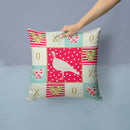 Beltsville Small White Turkey Hen Love Throw Pillow - 14x14 Decorative Pillow – Art for Your Home & Patio CK5416PW1414