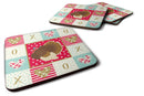 French Turkey Dindon Love Coasters - Set of 4 Lightweight Foam, Absorbent Drink Coasters  CK5417FC