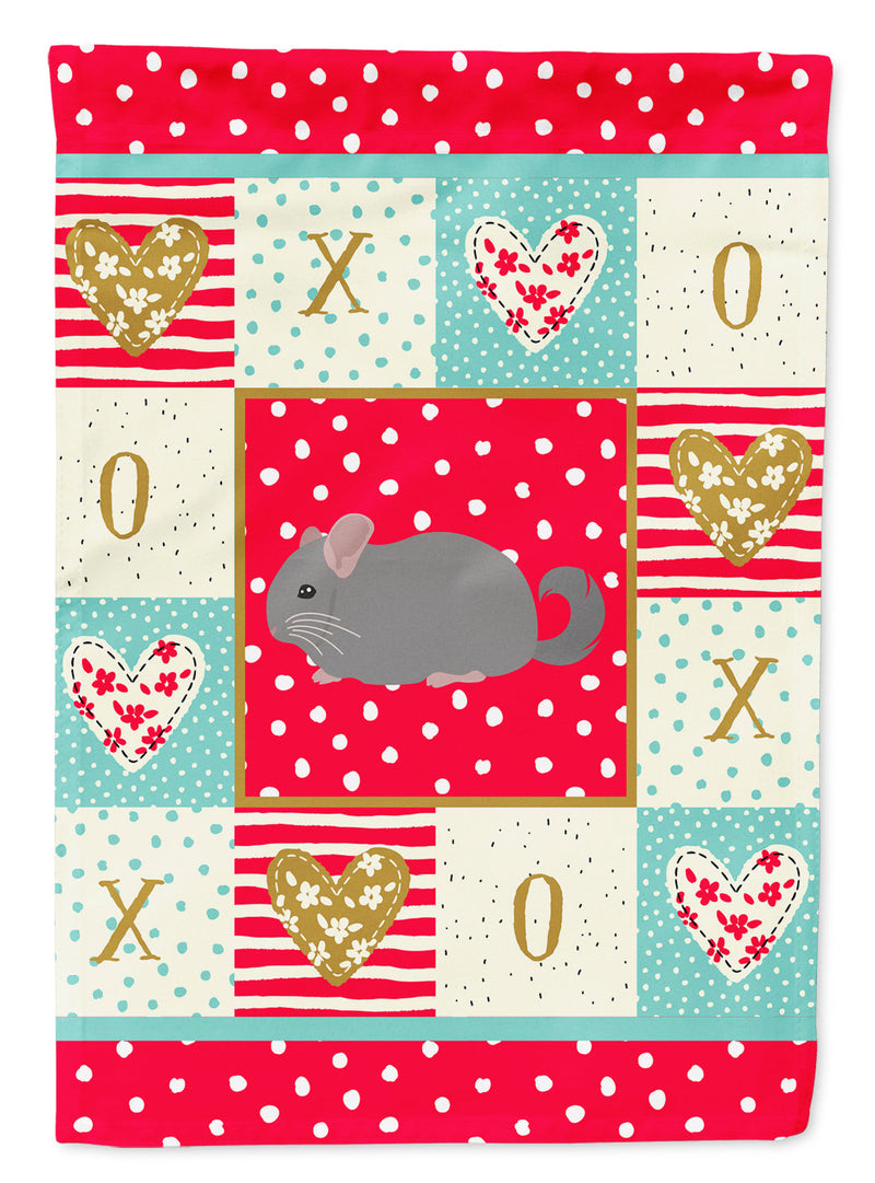 Agouti Chinchilla Love Flag Garden Size CK5418GF