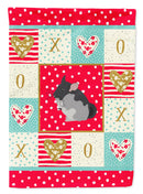 Black Velvet Chinchilla Love Garden Flag – Decorative Outdoor Yard Flag CK5420GF