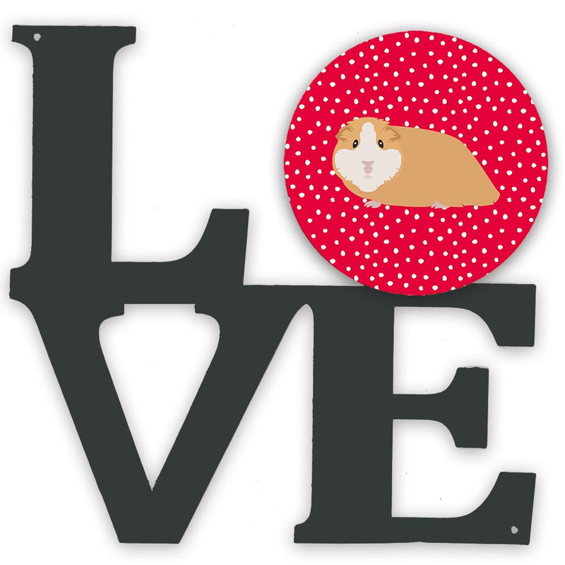 American Guinea Pig Love Metal Wall Artwork LOVE CK5427WALV