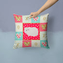 Merino Guinea Pig Love Throw Pillow - 14x14 Decorative Pillow – Art for Your Home & Patio CK5430PW1414