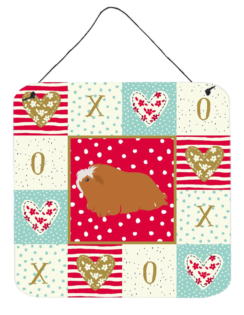 Peruvian Guinea Pig Love Wall or Door Hanging Prints CK5431DS66