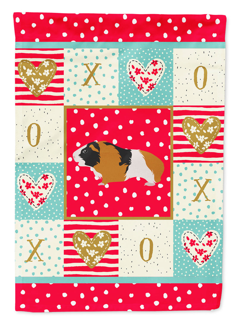 Rex Guinea Pig Love Garden Flag – Decorative Outdoor Yard Flag CK5432GF