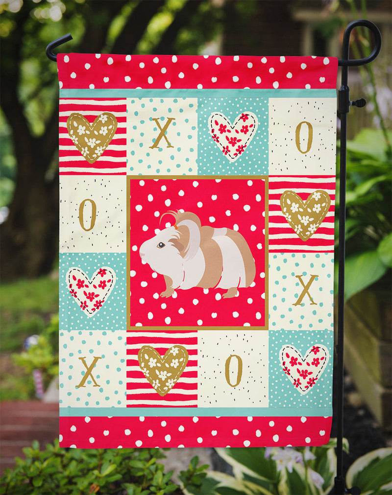 Silkie Guinea Pig Love Garden Flag – Decorative Outdoor Yard Flag CK5434GF
