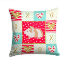 Silkie Guinea Pig Love Throw Pillow - 14x14 Decorative Pillow – Art for Your Home & Patio CK5434PW1414