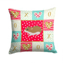 Chinese Hamster Love Throw Pillow - 14x14 Decorative Pillow – Art for Your Home & Patio CK5438PW1414