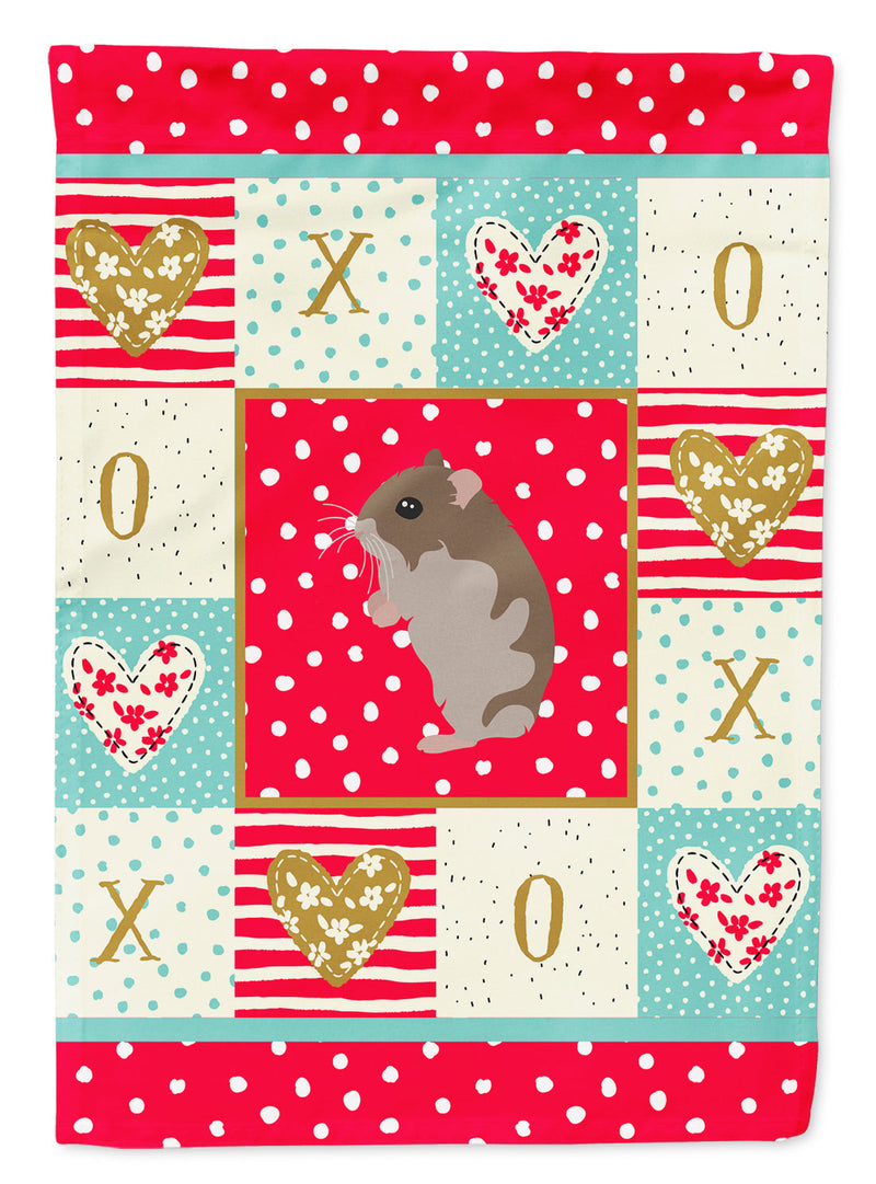 Dwarf Hamster Love Garden Flag – Decorative Outdoor Yard Flag CK5439GF