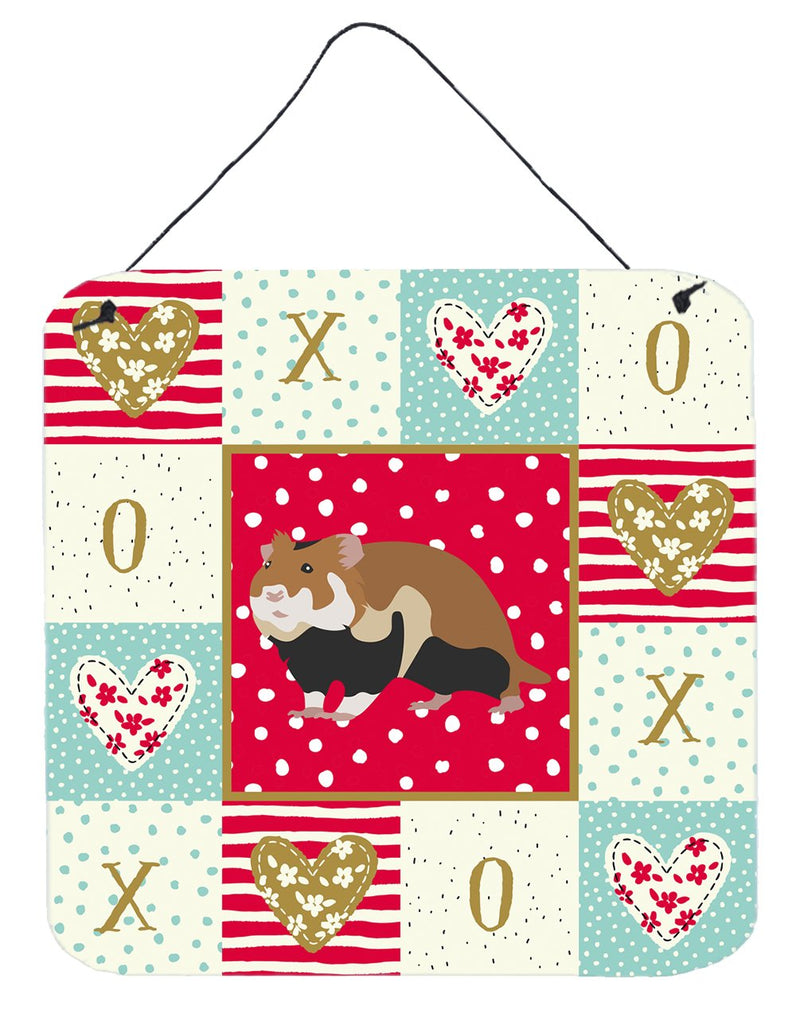 European Hamster Love Wall or Door Hanging Prints CK5441DS66