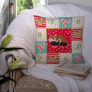 European Hamster Love Throw Pillow - 14x14 Decorative Pillow – Art for Your Home & Patio CK5441PW1414