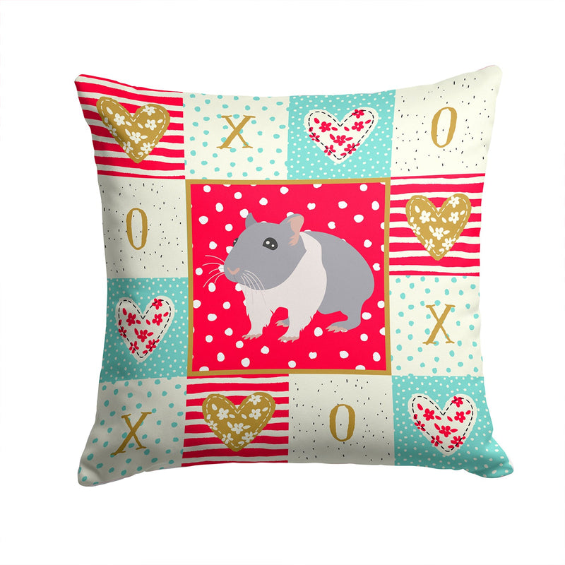 South African Hamster Love Fabric Decorative Pillow CK5442PW1414