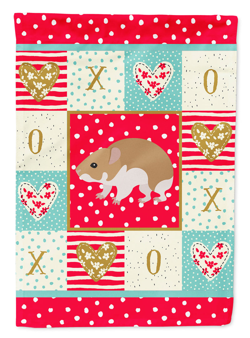 Turkish Hamster Love Flag Canvas House Size CK5445CHF