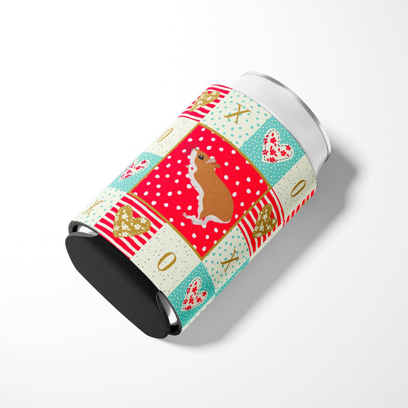 White Legged Hamster Love Can or Bottle Hugger CK5446CC