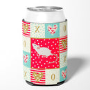 White Domestic Mouse Love Can or Bottle Hugger CK5454CC