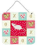 White Domestic Mouse Love Wall or Door Hanging Prints CK5454DS66