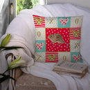 Zebra Mouse Love Throw Pillow - 14x14 Decorative Pillow – Art for Your Home & Patio CK5455PW1414