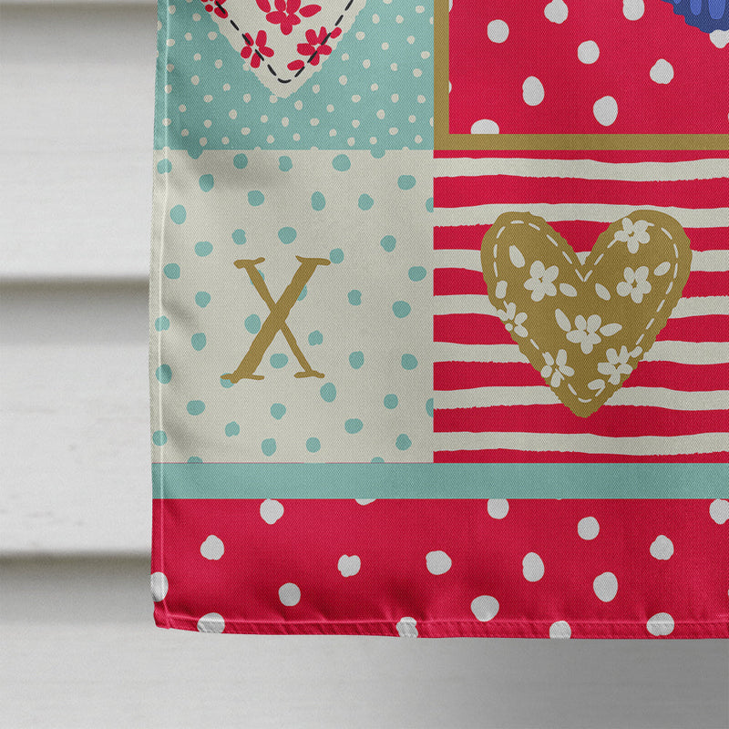 Delta Tail Betta Fish Love Flag Canvas House Size CK5468CHF