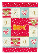 Bubble Eyed Goldfish Love Garden Flag - Outdoor Decorative Yard Flag CK5470GF