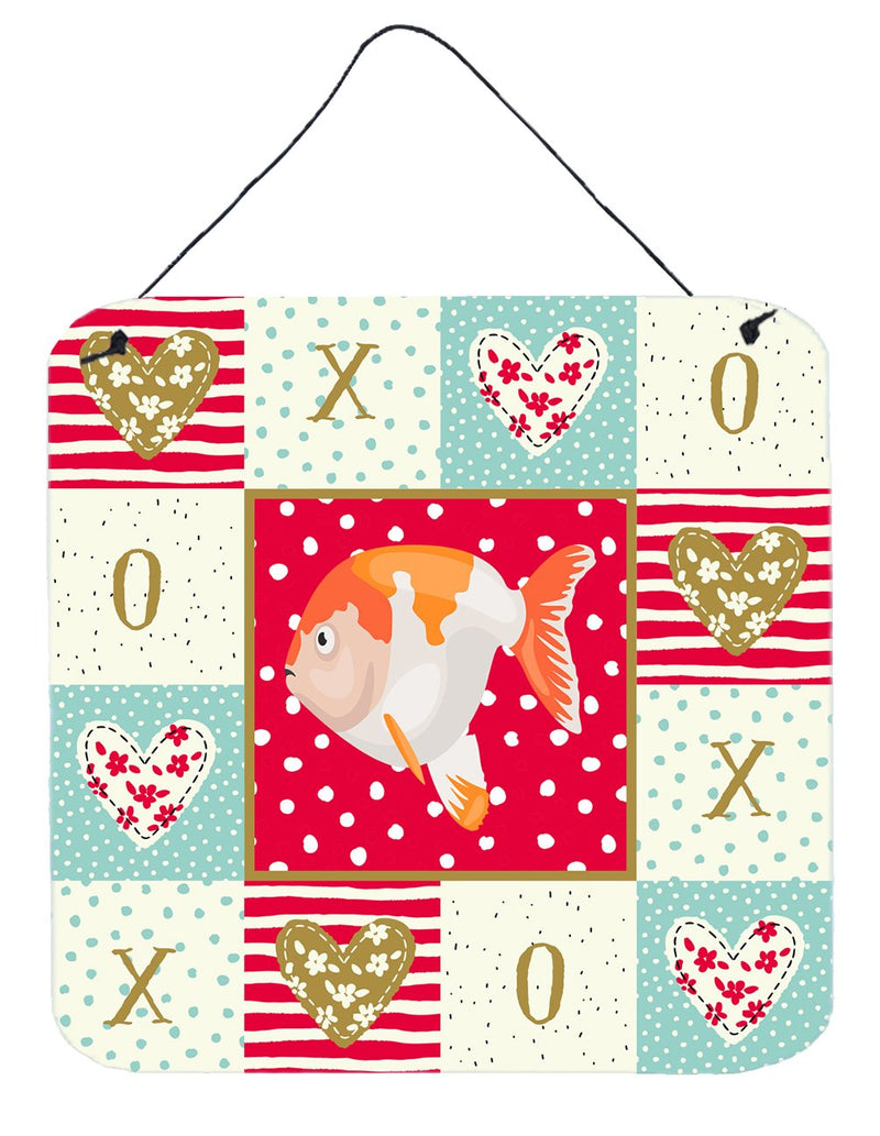 Lionhead Goldfish Love Wall or Door Hanging Prints CK5474DS66