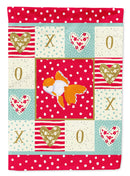 Oranda Red Cap Goldfish Love Flag Canvas House Size CK5475CHF