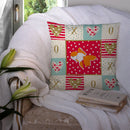 Oranda Red Cap Goldfish Love Throw Pillow - 14x14 Decorative Pillow – Art for Your Home & Patio CK5475PW1414