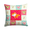 Oranda Red Cap Goldfish Love Throw Pillow - 14x14 Decorative Pillow – Art for Your Home & Patio CK5475PW1414