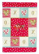 Shubunkin Goldfish Love Flag Canvas House Size CK5478CHF