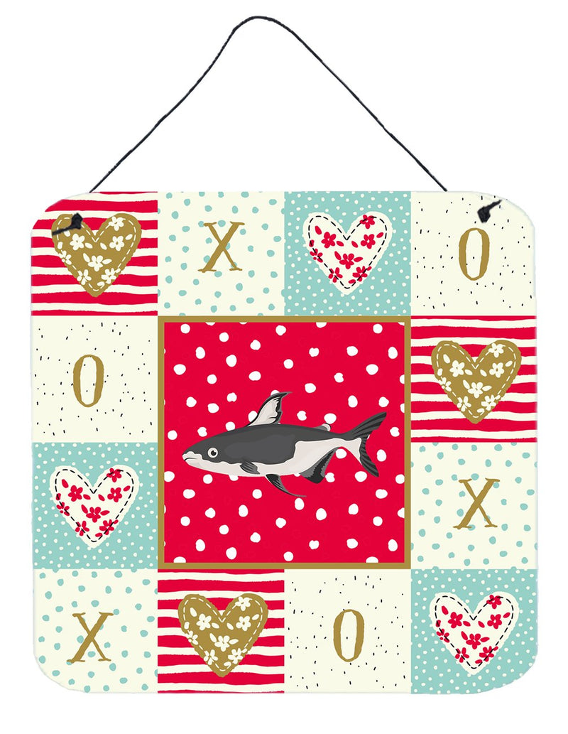 Iridescent Shark Love Wall or Door Hanging Prints CK5482DS66