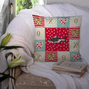 Iridescent Shark Love Throw Pillow - 14x14 Decorative Pillow – Art for Your Home & Patio CK5482PW1414